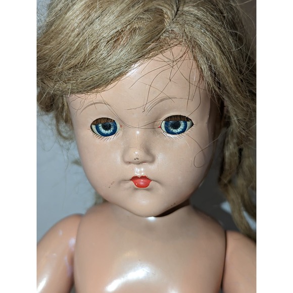 Vintage 1930's 21" Composition Effanbee Little Lady Anne Shirley Doll - Picture 4 of 9